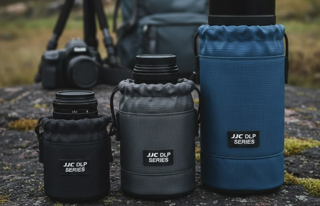 JJC DLP Series Polyester Lens Pouches Protect Gear JJC DLP Series Polyester Lens Pouches Protect Gear