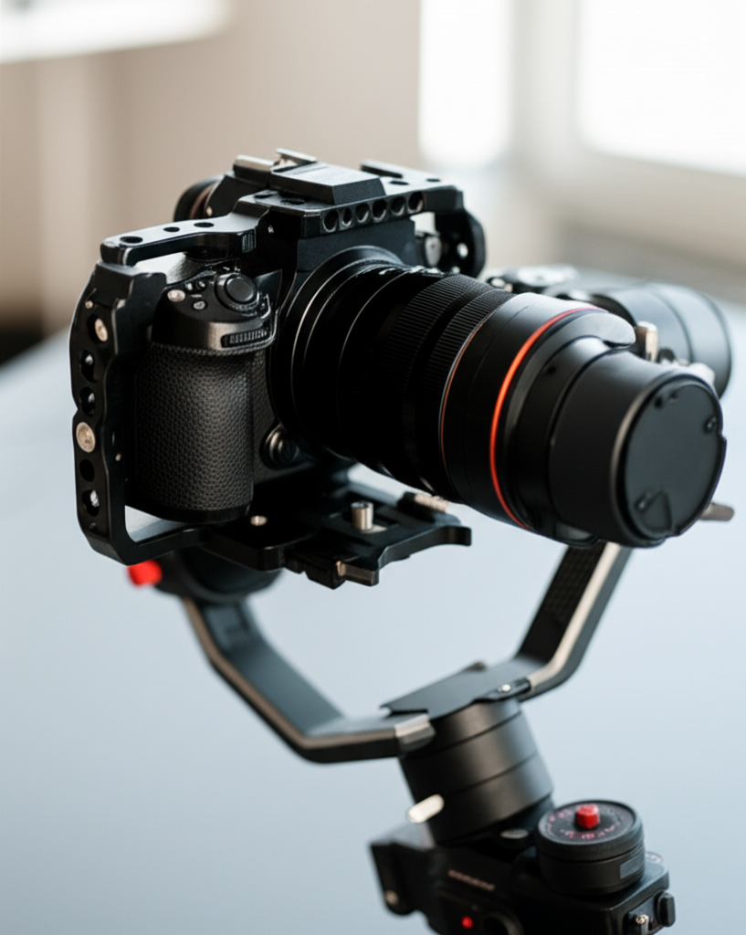 Generate a high-quality, relevant image prompt for an article about: Can I Use My Camera Cage With A