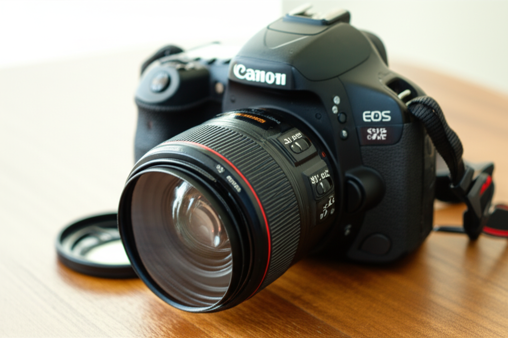 Generate a high-quality, relevant image prompt for an article about: How To Remove Lens Filter Canon