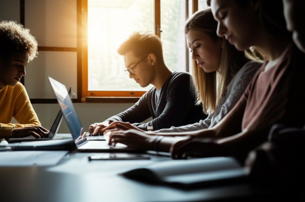 Generate a high-quality, relevant image prompt for an article about: A Student’s Guide to College