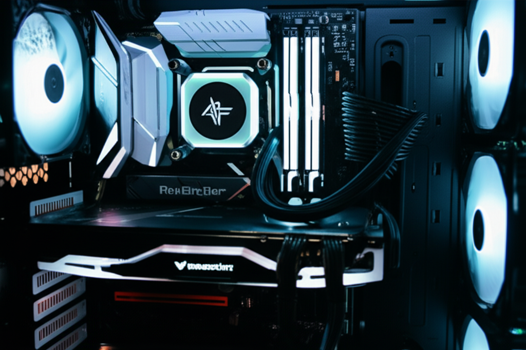 Generate a high-quality, relevant image prompt for an article about: Are AIO Coolers Worth It? Pros