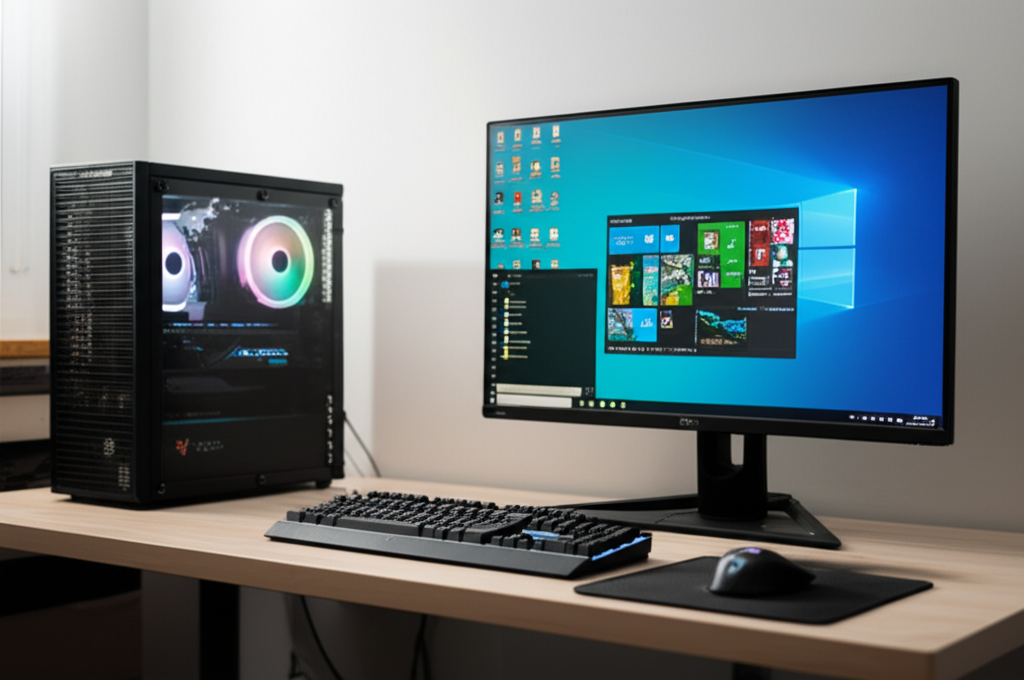 Generate a high-quality, relevant image prompt for an article about: Best Gaming PCs For Fortnite: 2