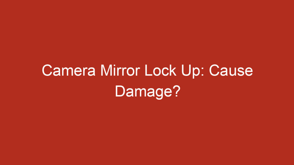 Camera Mirror Lock Up: Cause Damage?