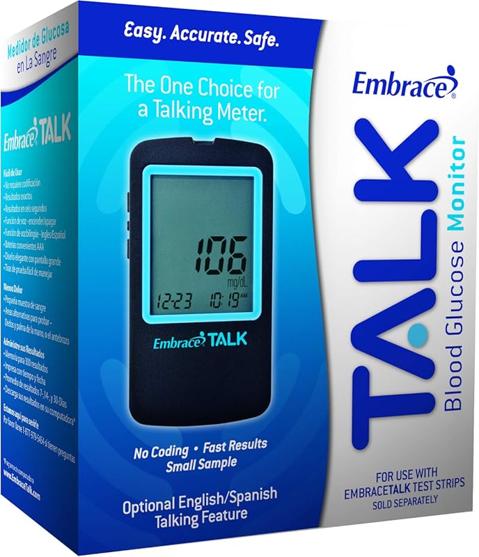 Embrace Talk Blood Glucose Meter