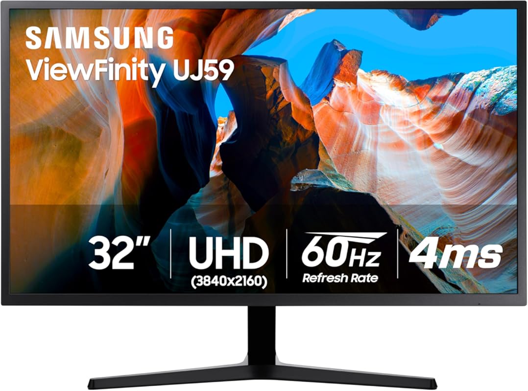 Samsung 32-inch 4K UHD Monitor with Eye Saver Mode and FreeSync for Ph