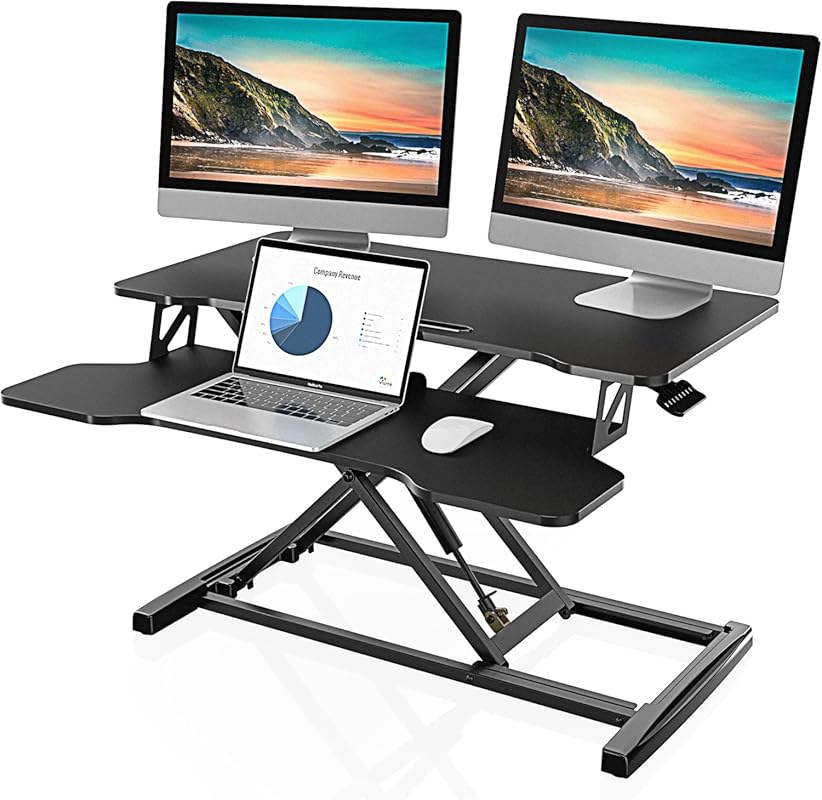 Top 5 Standing Desk Converters for Two Monitors in 2026