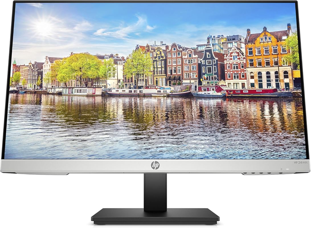 HP 23.8-Inch FHD IPS Monitor with Speakers, VESA Mount, and Height Adj