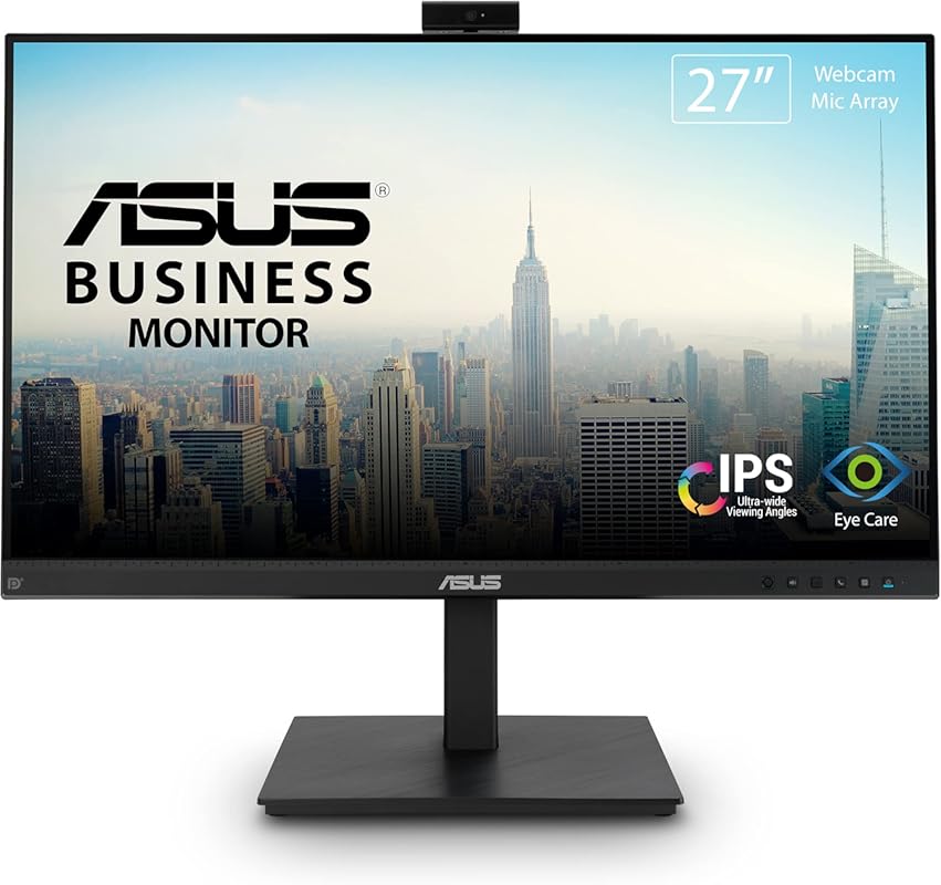 ASUS 27” 1080P Video Conference Monitor  - Full HD, IPS, Built-in Adju