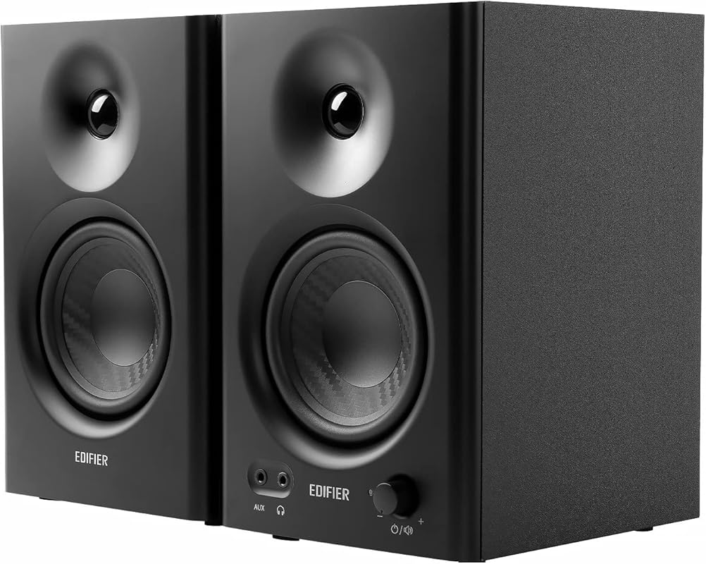 Edifier MR4 Powered Studio Monitor Speakers, 4