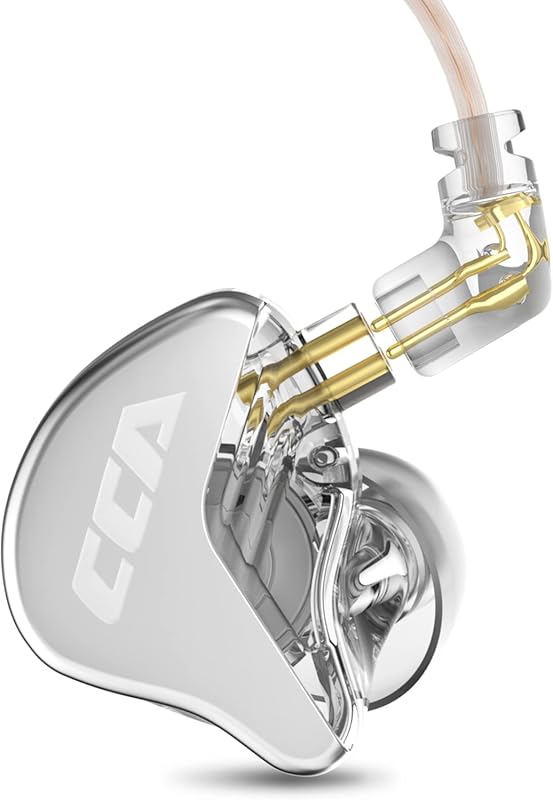 CCA CRA Ultra-Thin Driver IEMs with Clear Sound and Detachable Cable f
