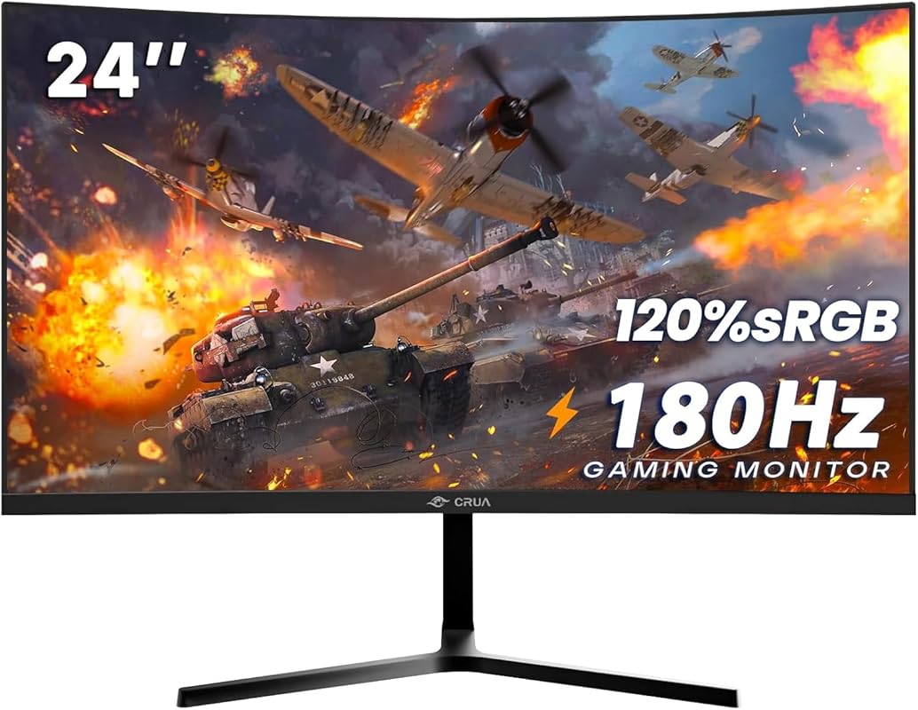 24-Inch Curved Gaming Monitor for Under $250 with 144Hz and 120% sRGB