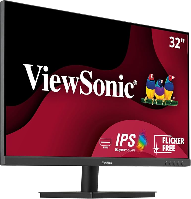 ViewSonic 32-Inch Full HD IPS Monitor with Thin Bezels and Eye Care