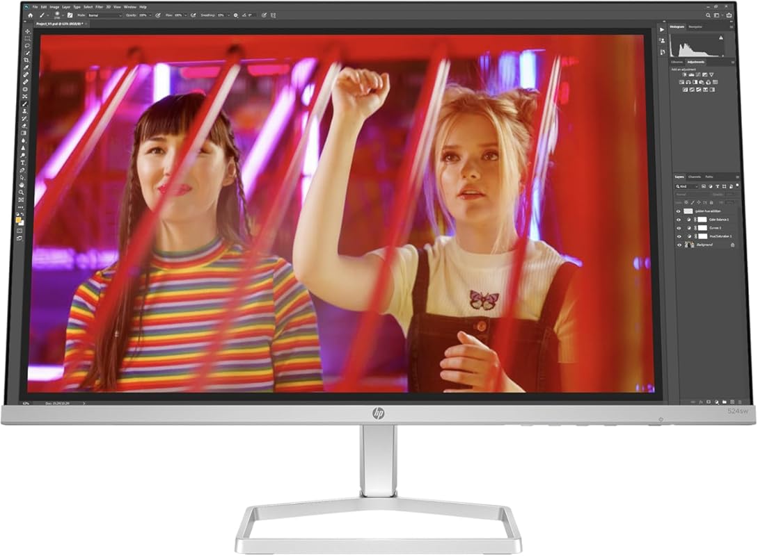 HP Series 5 24-Inch FHD IPS Monitor with Eye Ease and 300 Nits Brightn