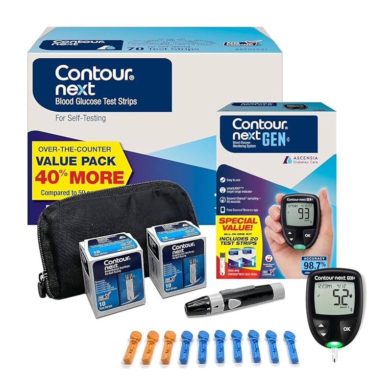 Ascensia CONTOUR NEXT GEN Blood Glucose Monitoring System – All-in-One