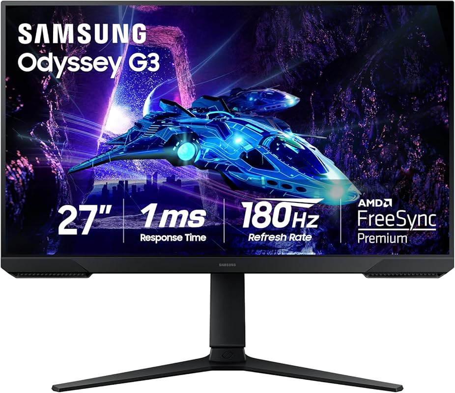 27-inch Samsung Odyssey G3 Gaming Monitor with 180Hz and Eye Saver Mod