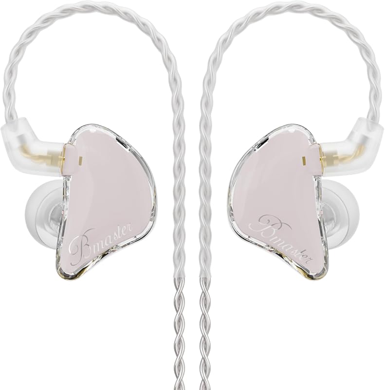 BASN in Ear Monitor Headphones, Triple Driver IEM Earphones with Power