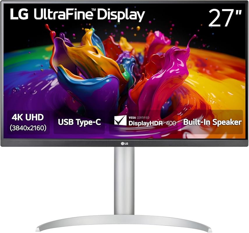 LG 27” 4K UHD Thunderbolt Monitor for Mac with USB-C Power Delivery