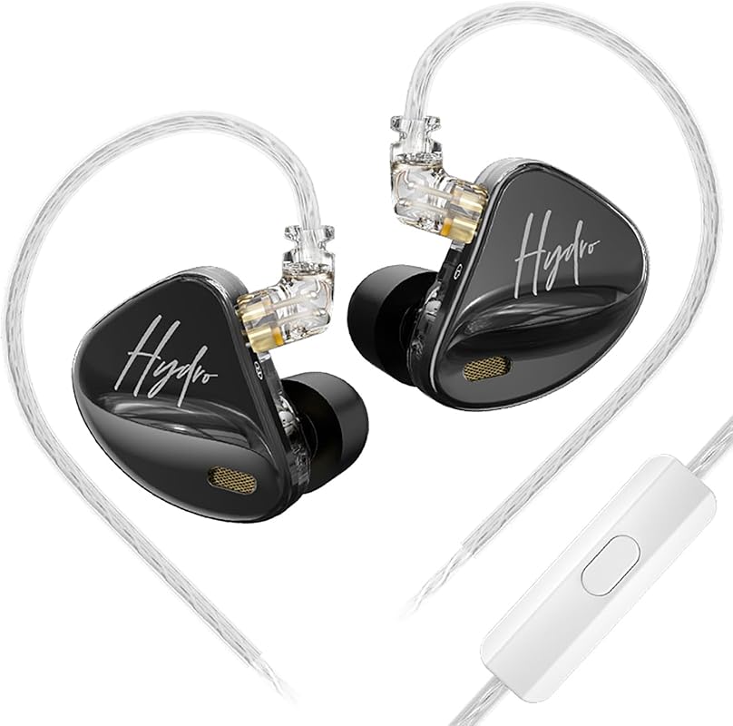 CCA Hydro in Ear Monitor Headphones with 4 Tuning Switches, 2DD 8BA Hy