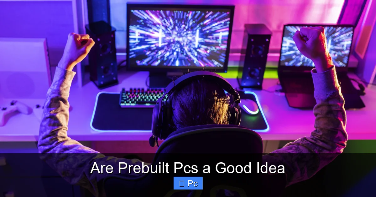 Are Prebuilt Pcs a Good Idea
