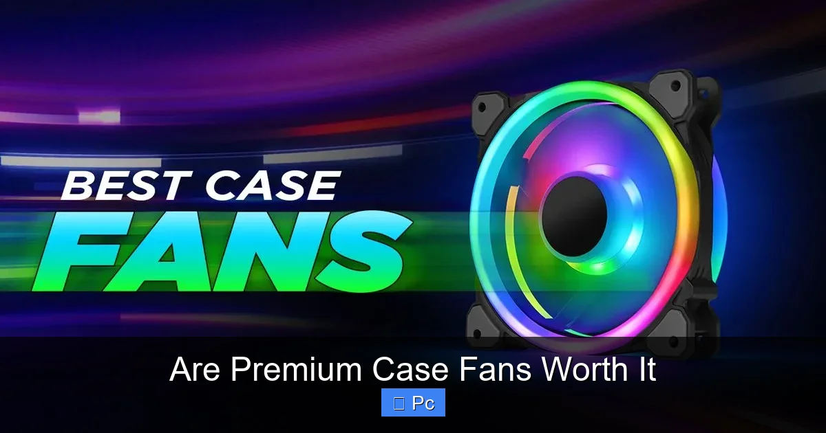 Are Premium Case Fans Worth It