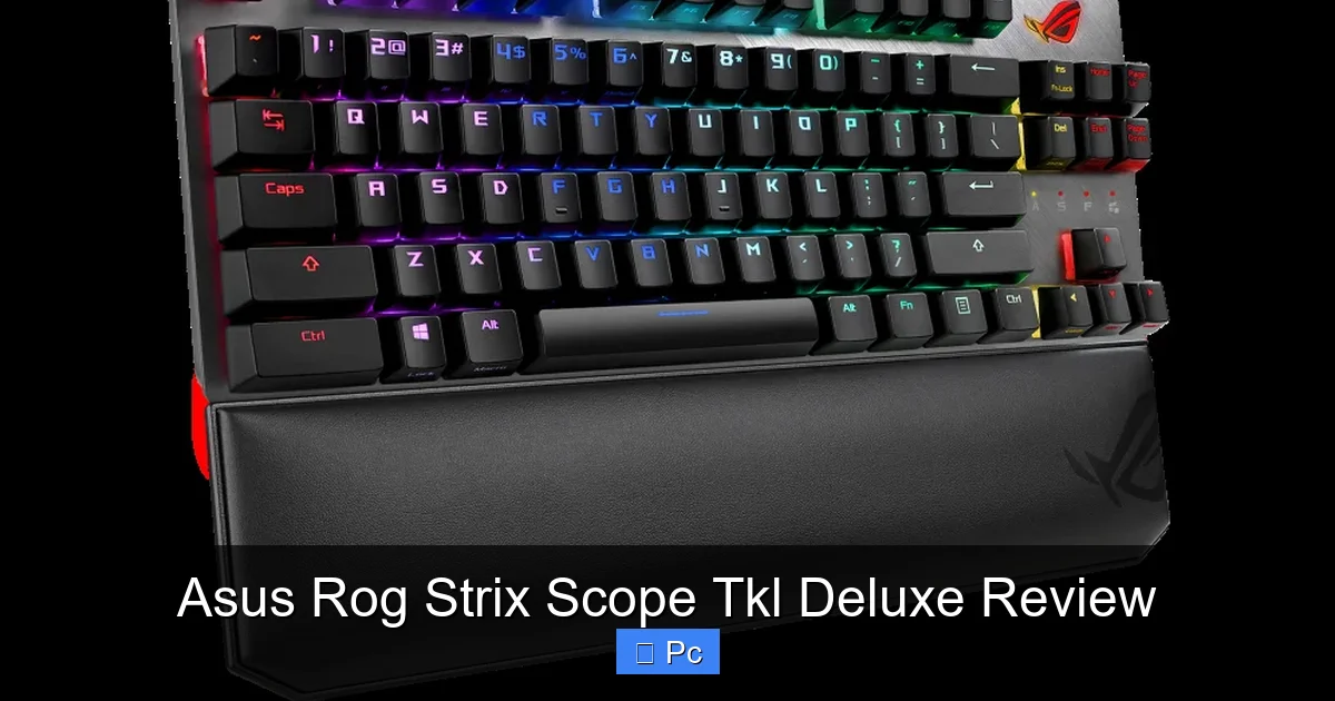 Asus Rog Strix Scope Tkl Deluxe Review