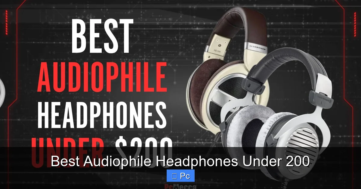 Best Audiophile Headphones Under 200