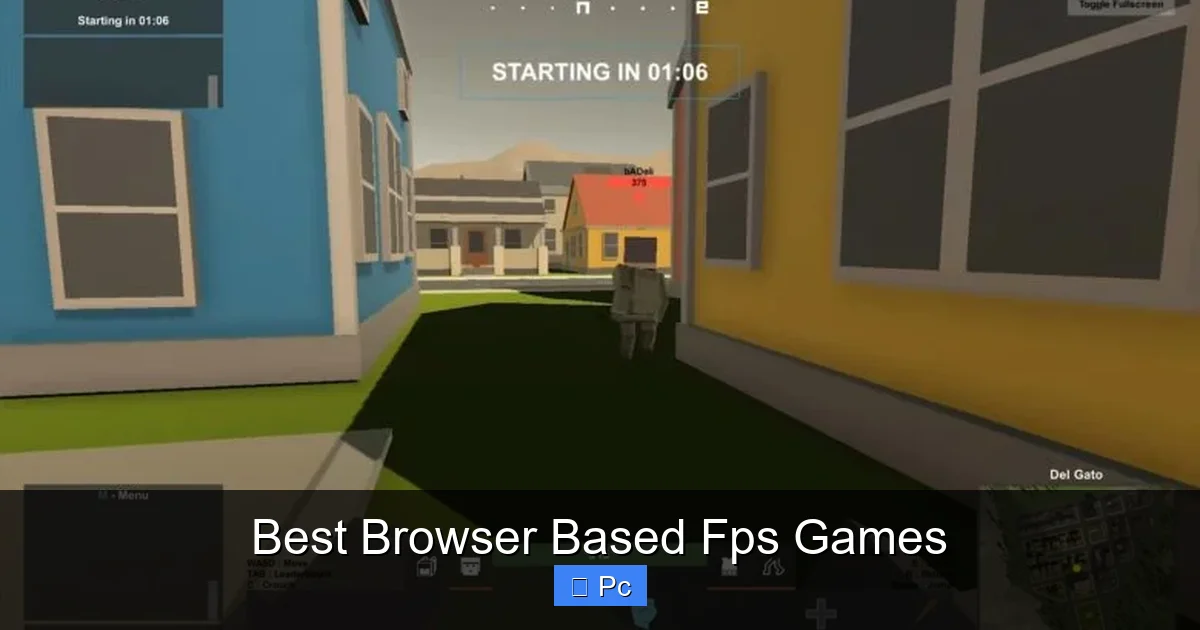 Best Browser Based Fps Games