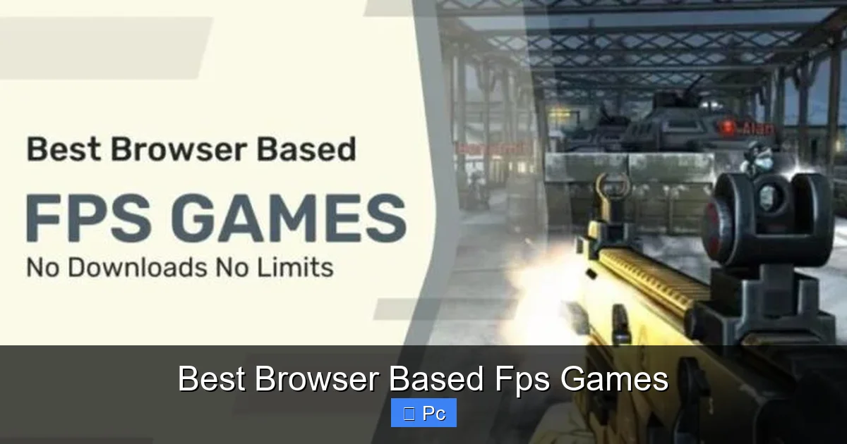 Best Browser Based Fps Games