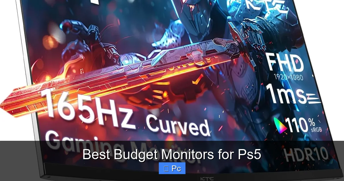 Best Budget Monitors for Ps5
