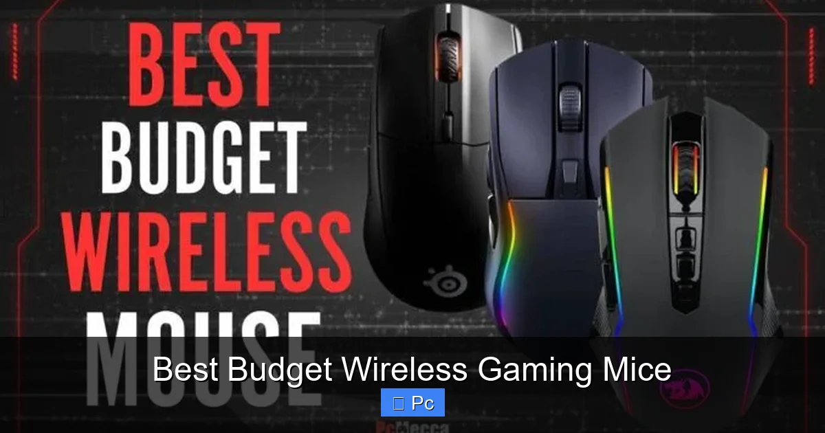 Best Budget Wireless Gaming Mice
