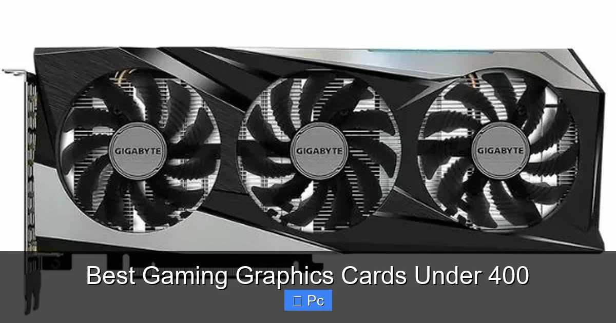 Best Gaming Graphics Cards Under 400