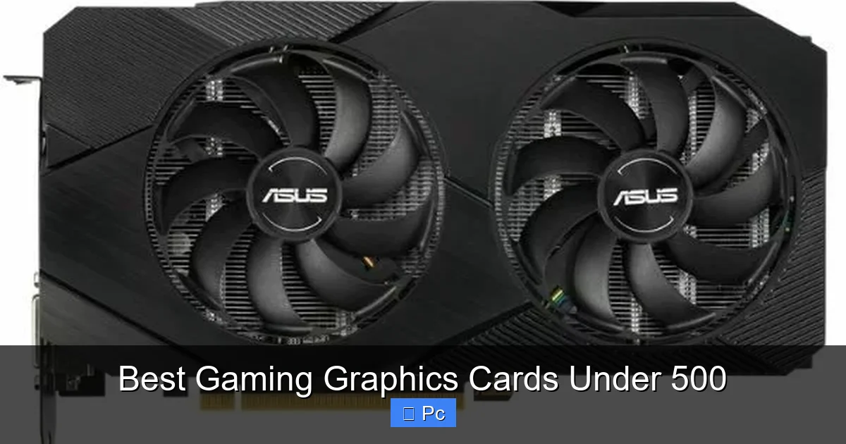 Best Gaming Graphics Cards Under 500
