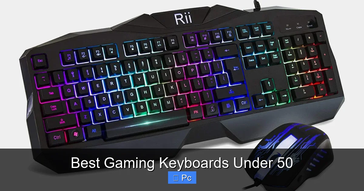 Best Gaming Keyboards Under 50