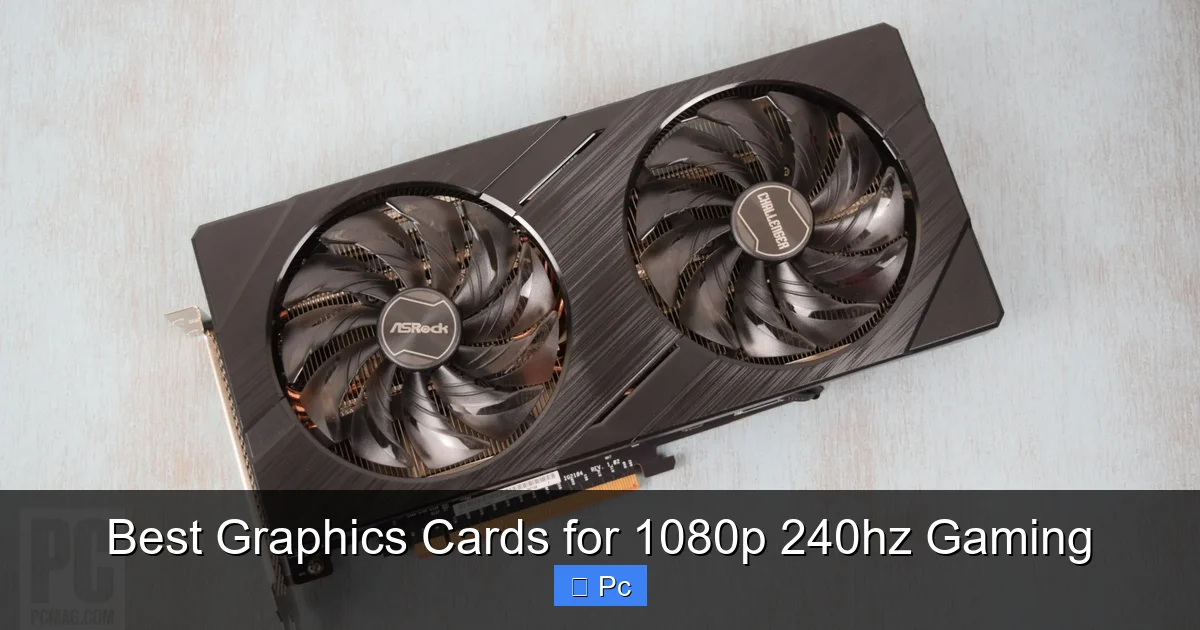 Best Graphics Cards for 1080p 240hz Gaming
