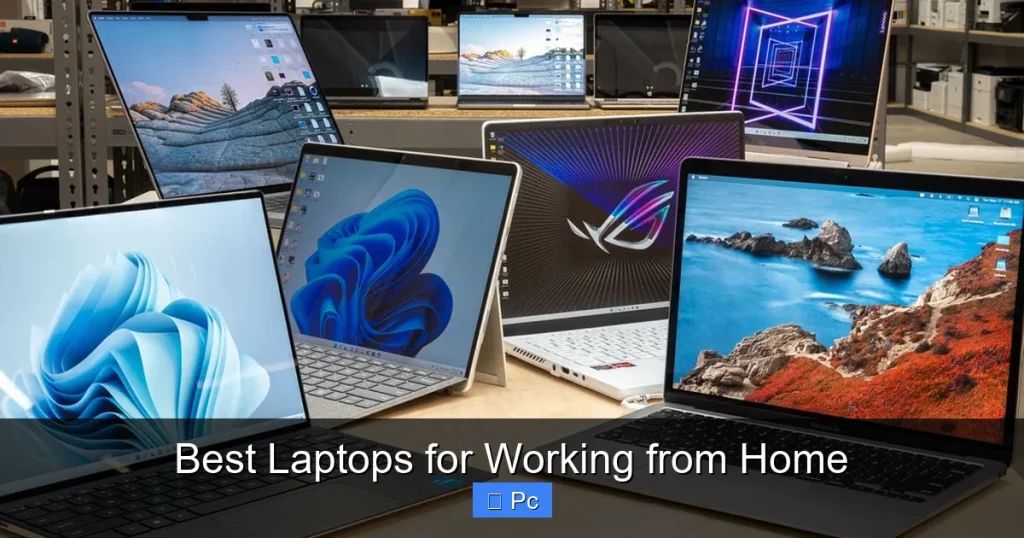 Best Laptops for Working from Home