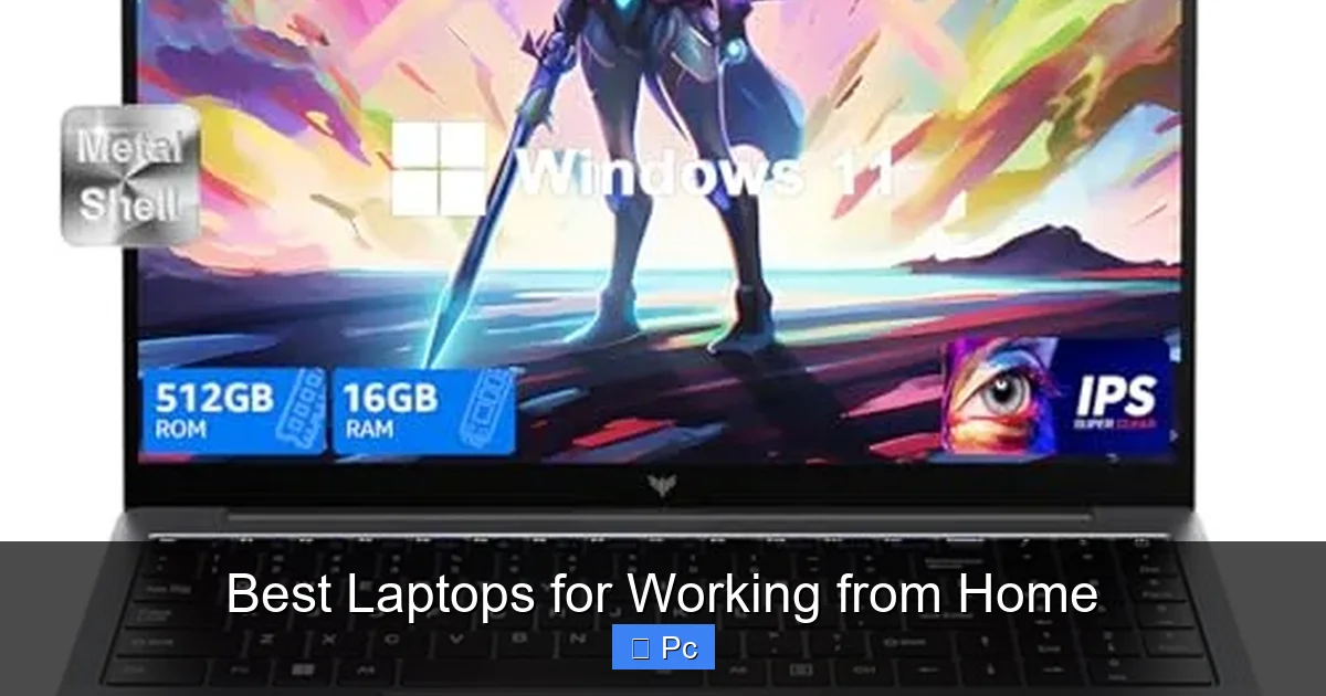 Best Laptops for Working from Home