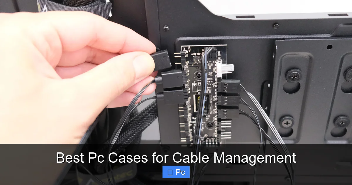 Best Pc Cases for Cable Management