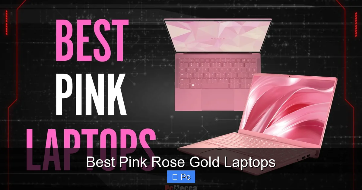 Best Pink Rose Gold Laptops
