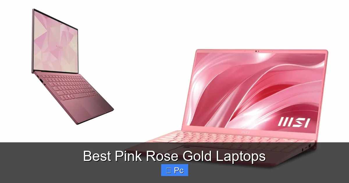 Best Pink Rose Gold Laptops