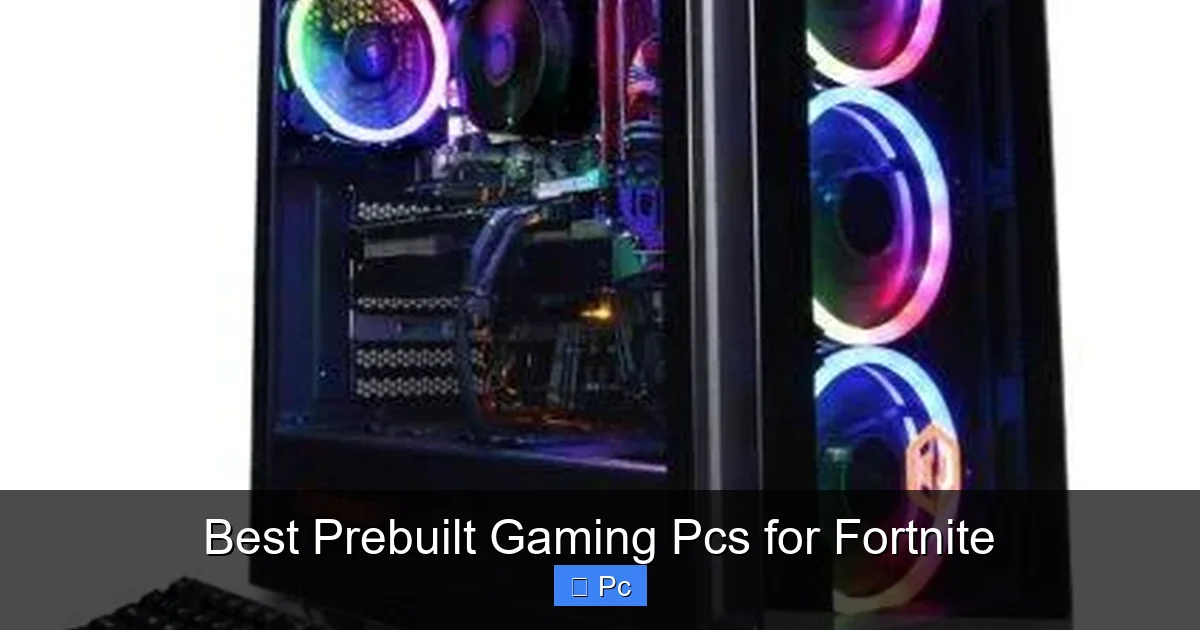 Best Prebuilt Gaming Pcs for Fortnite