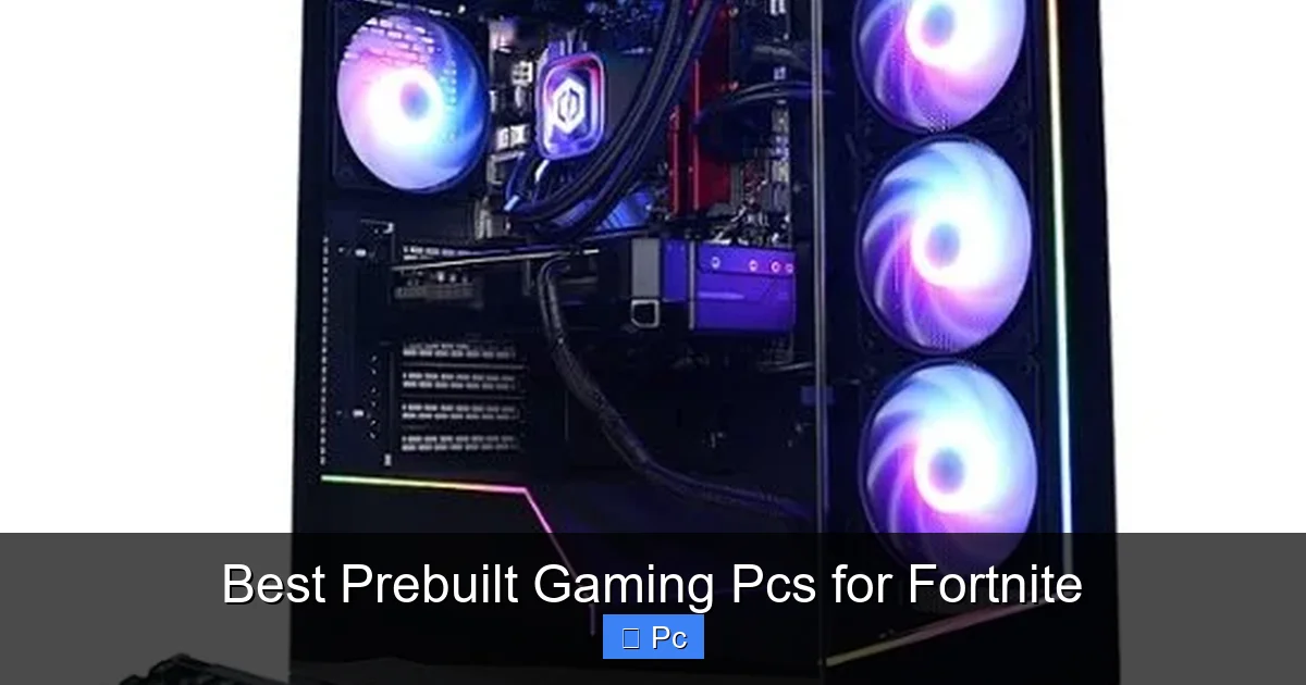 Best Prebuilt Gaming Pcs for Fortnite