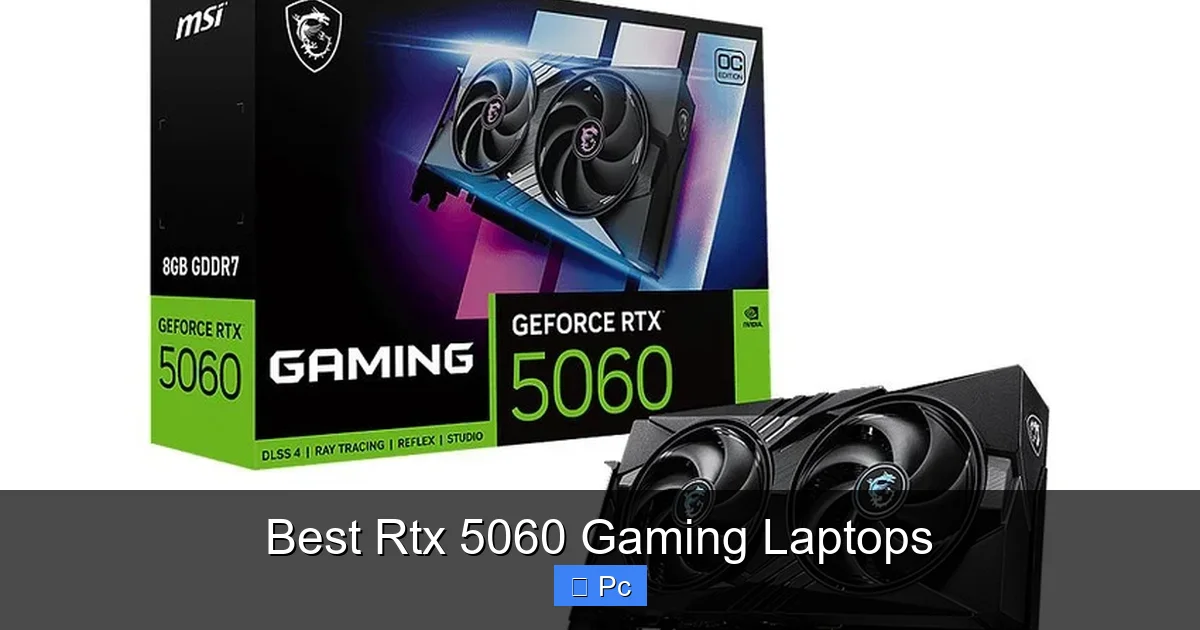 Best Rtx 5060 Gaming Laptops