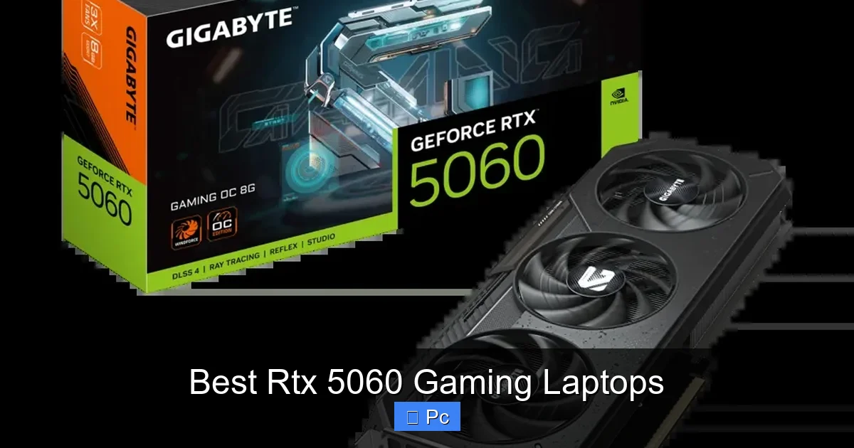 Best Rtx 5060 Gaming Laptops