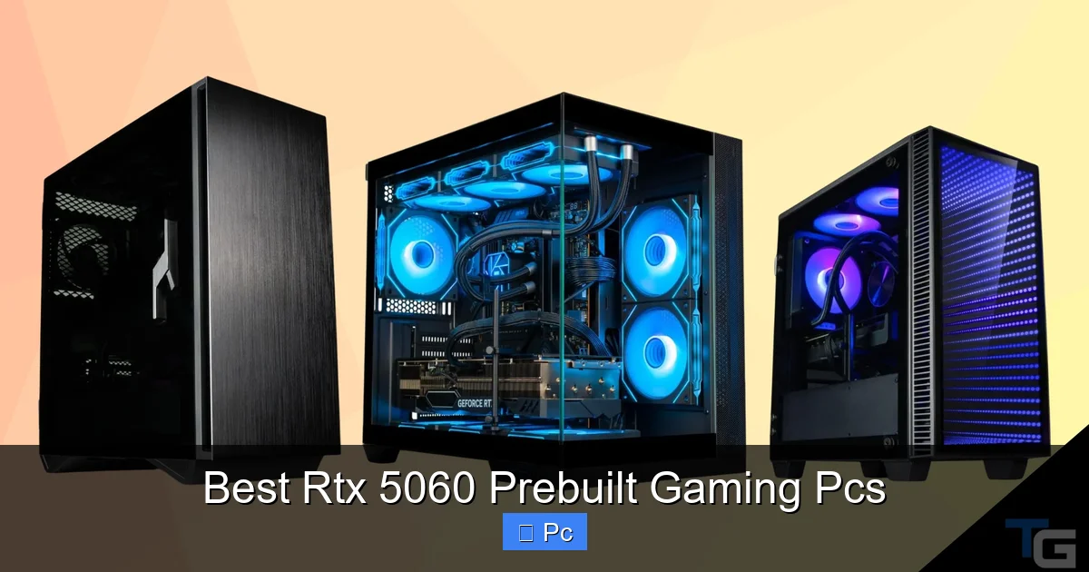 Best Rtx 5060 Prebuilt Gaming Pcs
