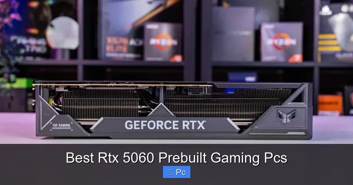 Best Rtx 5060 Prebuilt Gaming Pcs