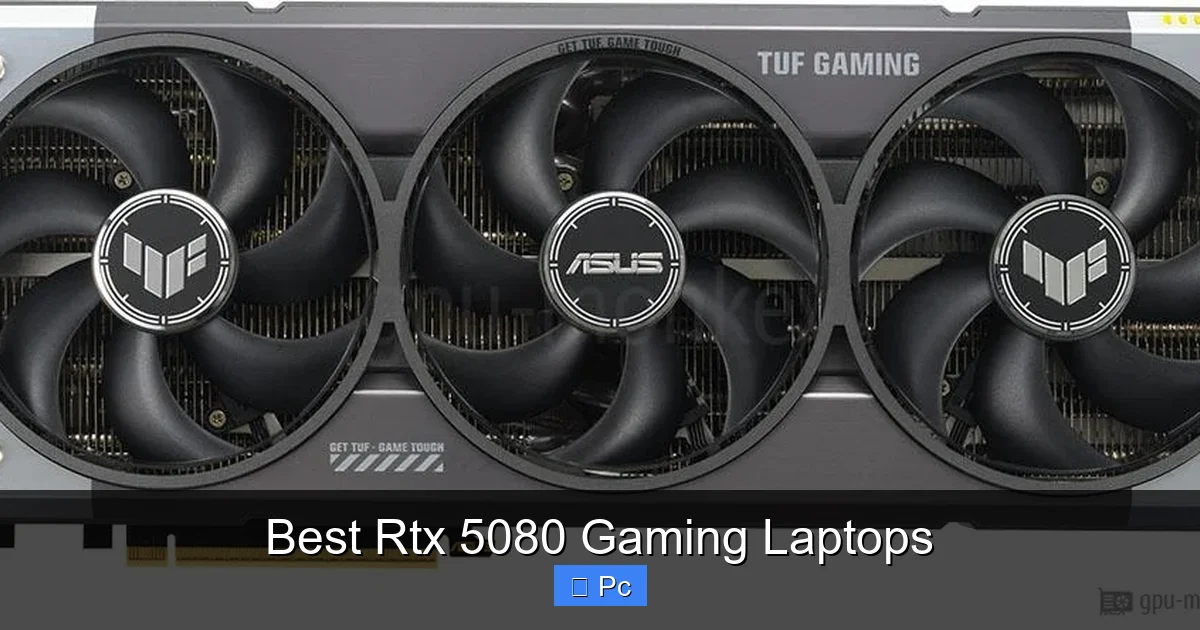 Best Rtx 5080 Gaming Laptops
