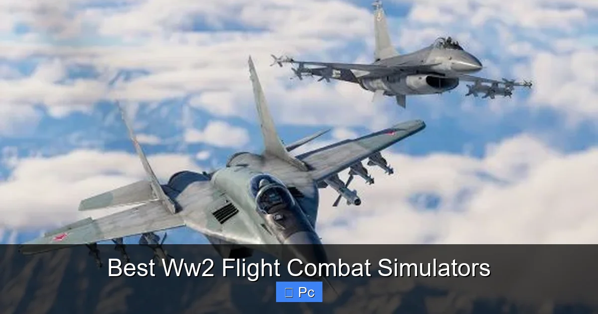 Best Ww2 Flight Combat Simulators