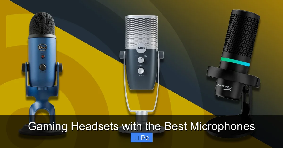 Gaming Headsets with the Best Microphones