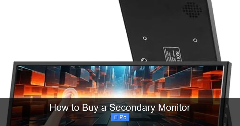 How to Buy a Secondary Monitor