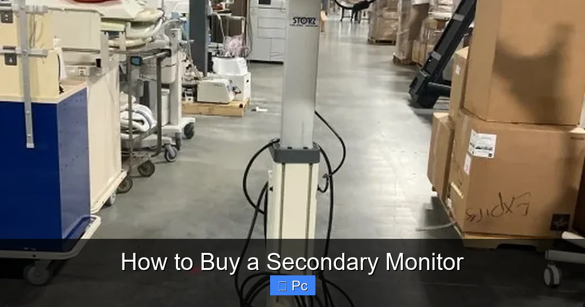 How to Buy a Secondary Monitor